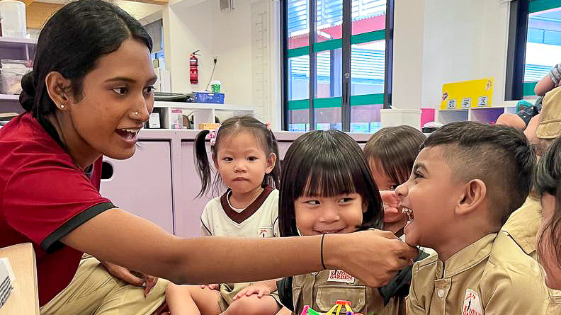 Children in classroom