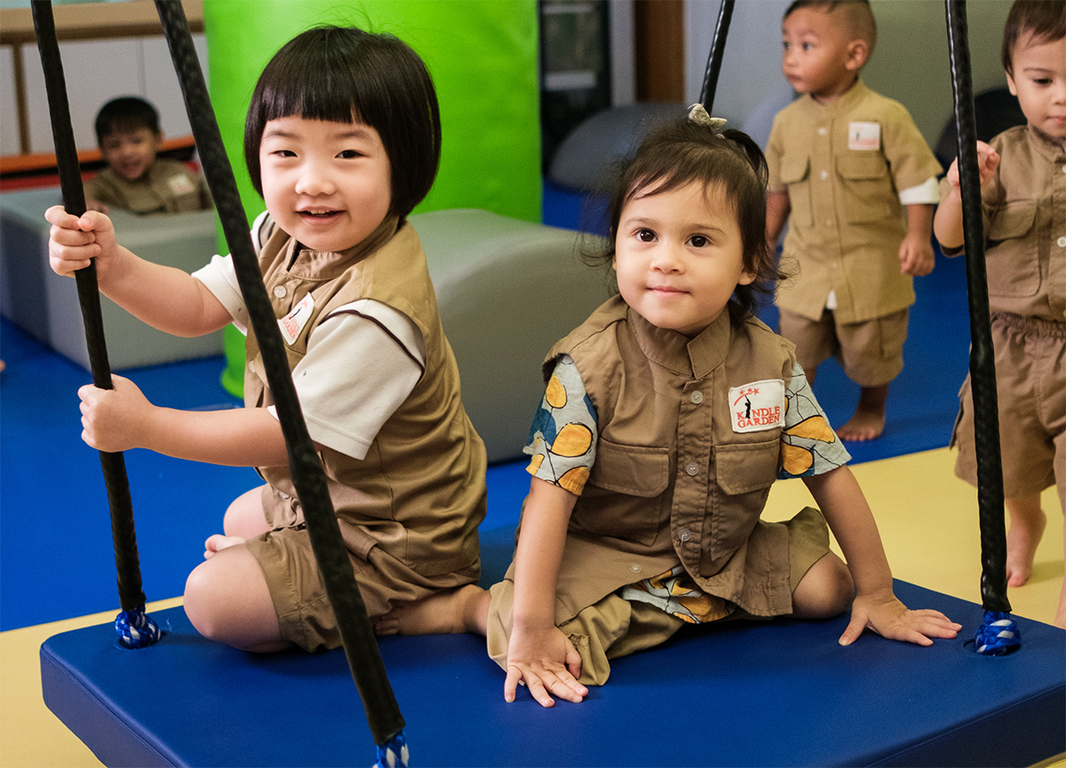 Children reading books